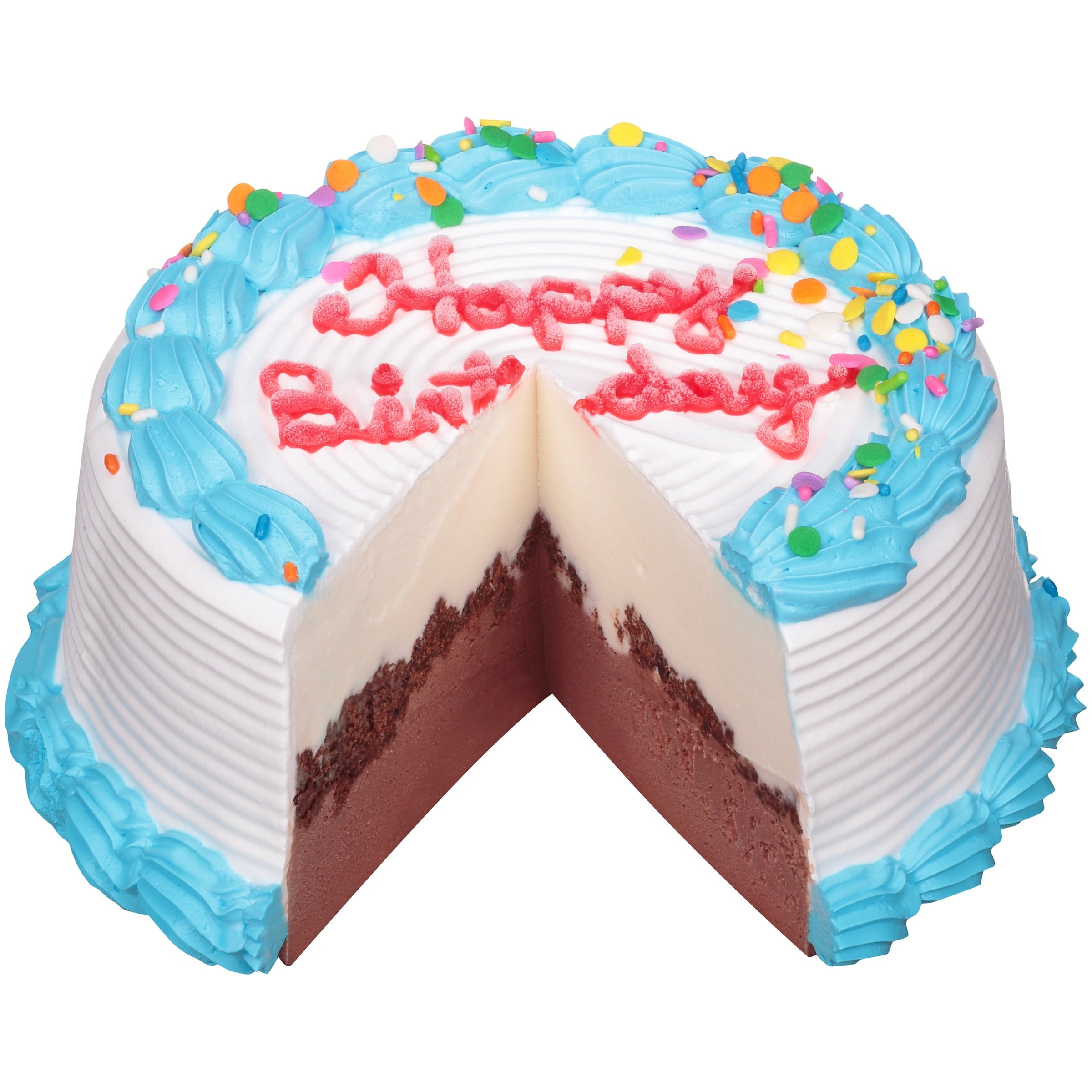 Chocolate Vanilla Ice Cream Cake With Crunchies Round 56 Fl Oz Carvel