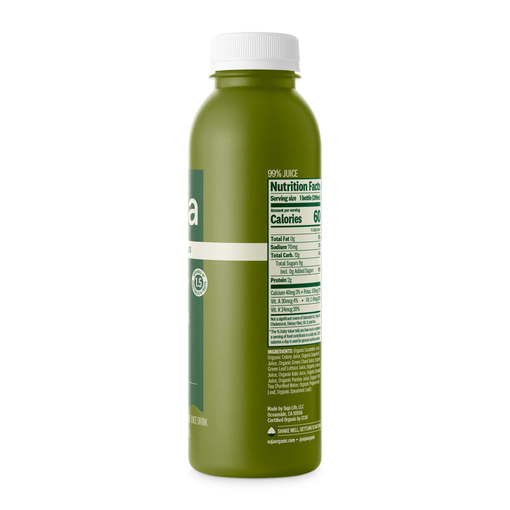 Suja Organic Uber Greens Cold Pressed Juice Drink 13.5 fl oz Bottle