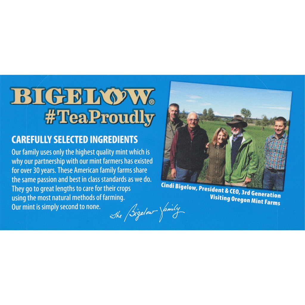 Bigelow Tea Peppermint Caffeine-Free Herbal Tea Bags 20 Count