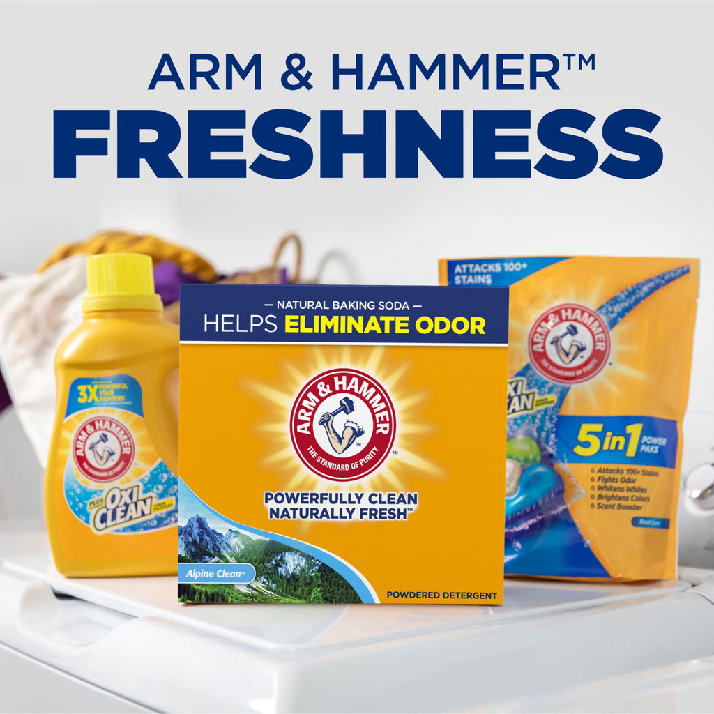 ARM & HAMMER Powder Laundry Detergent Alpine Clean 9.56 lb 155 Loads