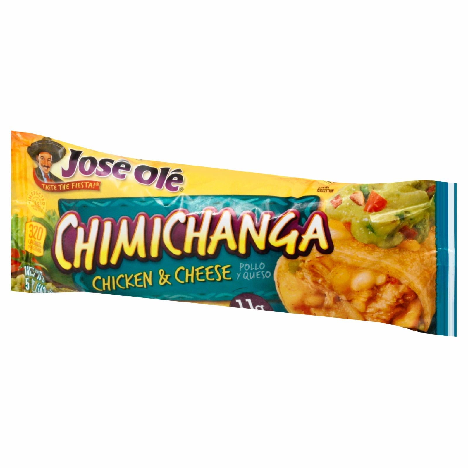 Jose Ole Chicken & Cheese Chimichanga Frozen Mexican Food 5 Oz