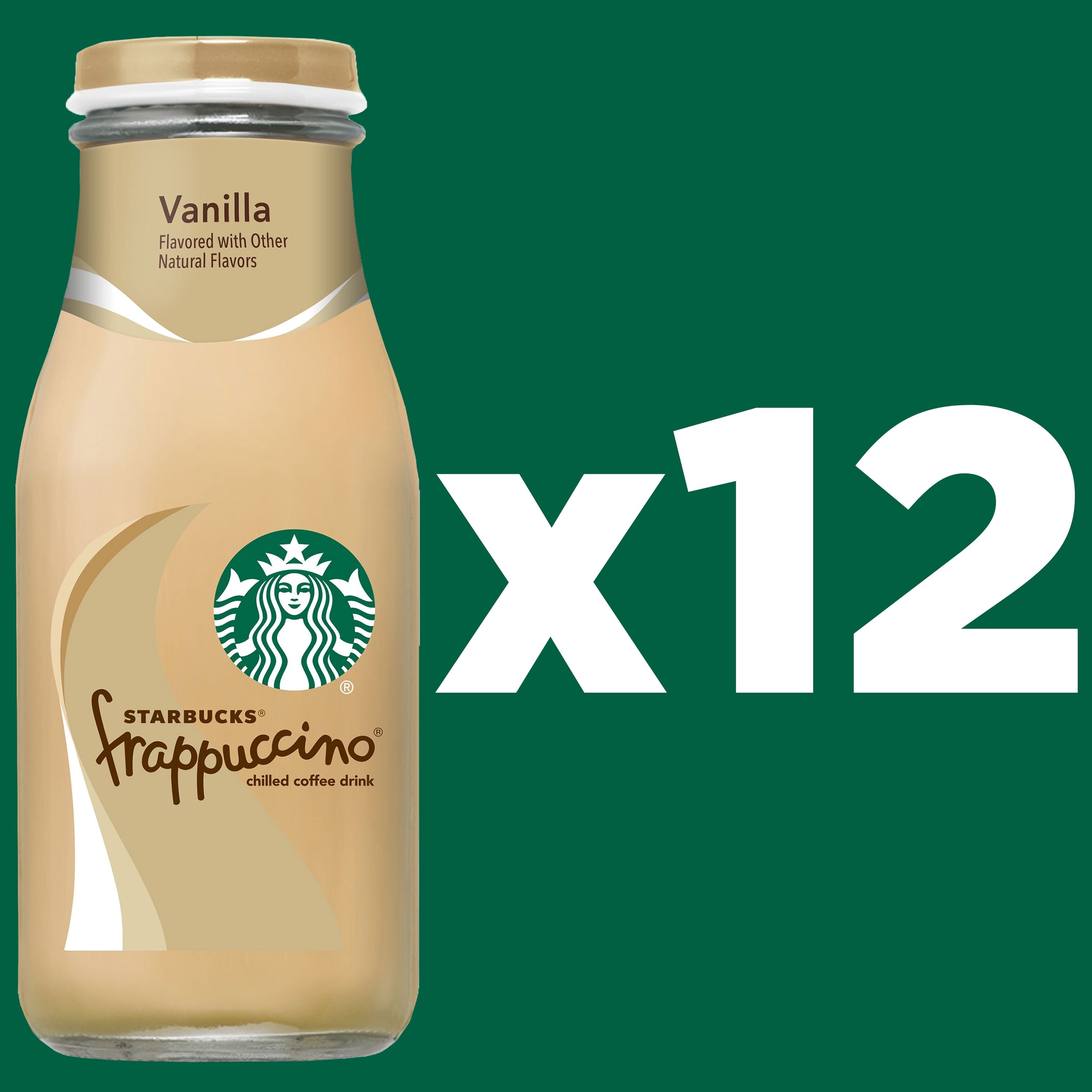 Starbucks Frappuccino Iced Coffee Drink 9.5 fl oz 12 Pack Bottles