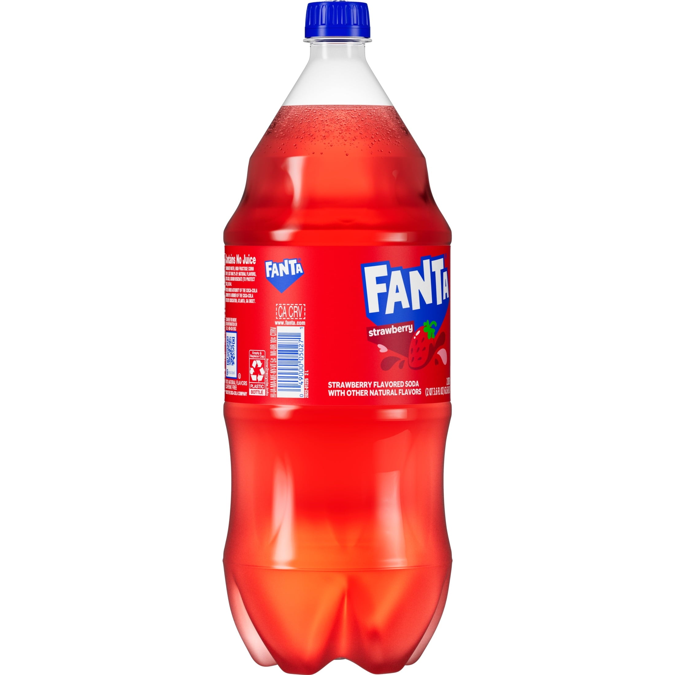 Fanta Strawberry Soda Pop Bottle 2 L