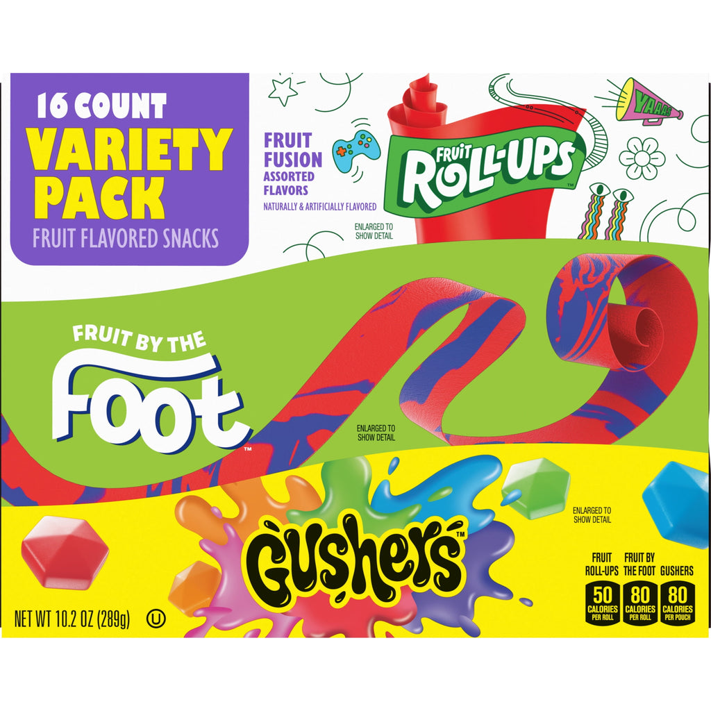 Fruit Snacks Variety Pack 10.2 Oz 16 Count General Mills