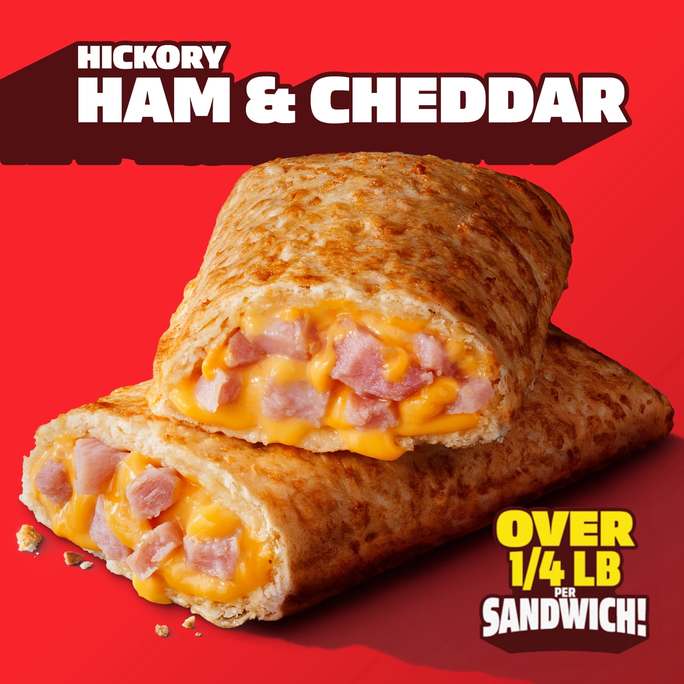 Hot Pockets Hickory Ham and Cheddar Frozen Sandwich Snacks 36 Oz 8 Count