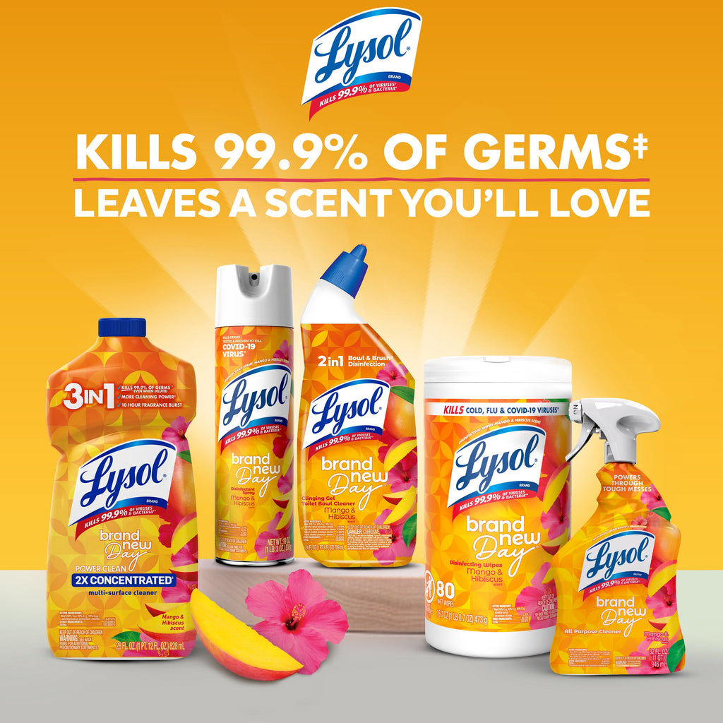 Lysol Brand New Day All Purpose Cleaner Mango & Hibiscus 32 fl oz