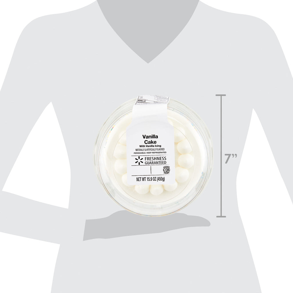 Double Layer Vanilla Cake 15.9 Oz 6 Servings Freshness Guaranteed