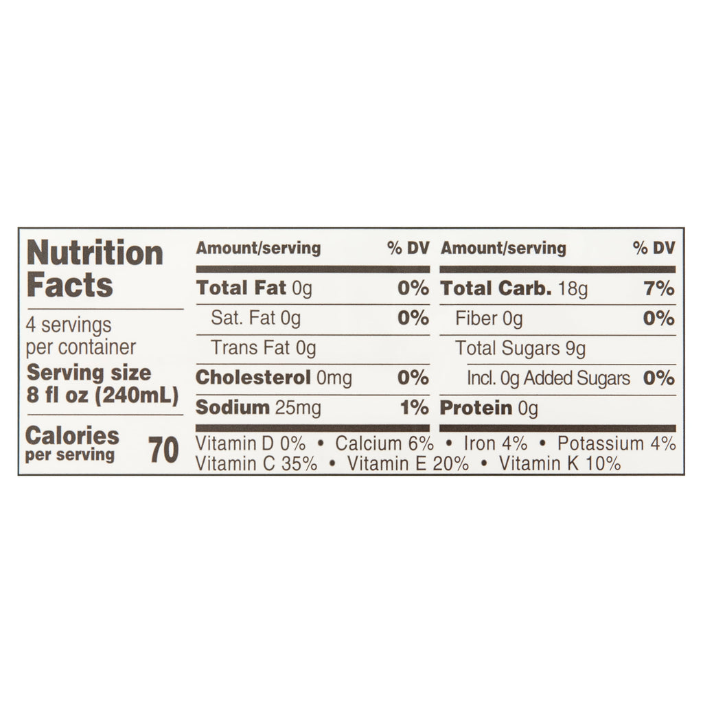 Great Value Organic Cranberry Juice 32 fl oz Bottle