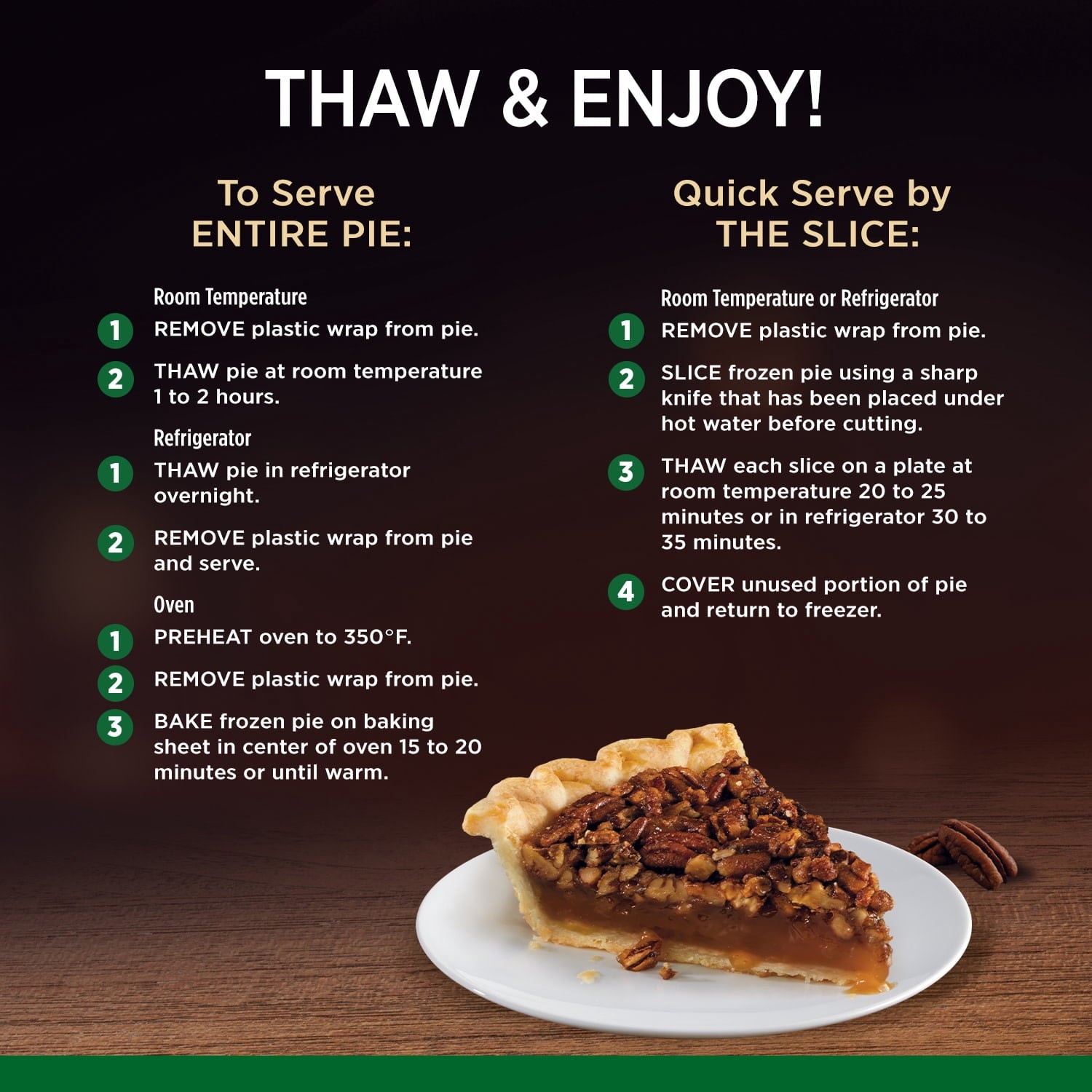 Southern Pecan Pie 32 Oz Marie Callender's