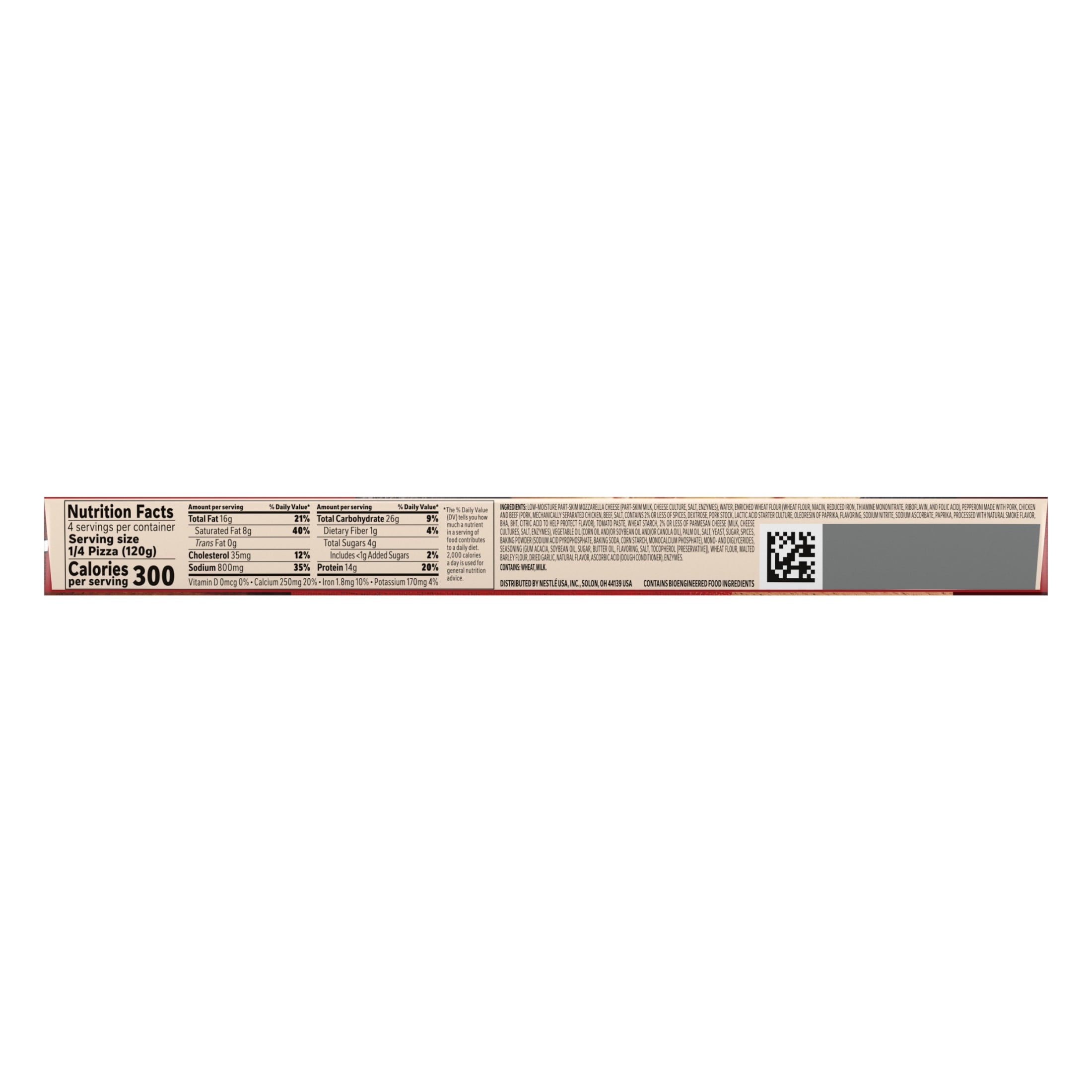 DiGiorno Thin Crust Pepperoni Frozen Pizza 16.9 Oz