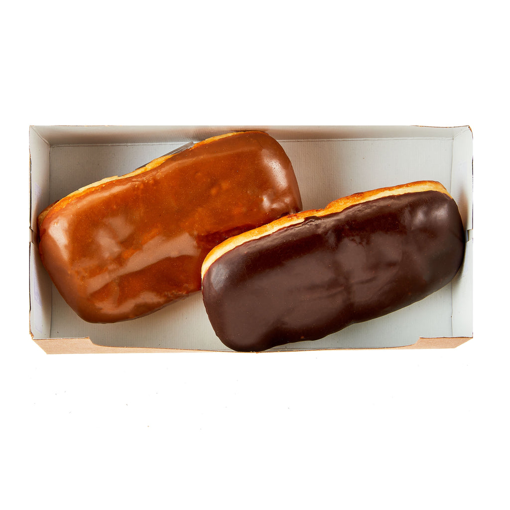 Regular Iced Fluff Filled Bar Donuts 5 Oz 2 Count Freshness Guaranteed