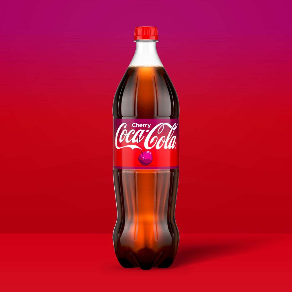 Cherry Soda Pop Bottle 1.25 Liters Coca-Cola