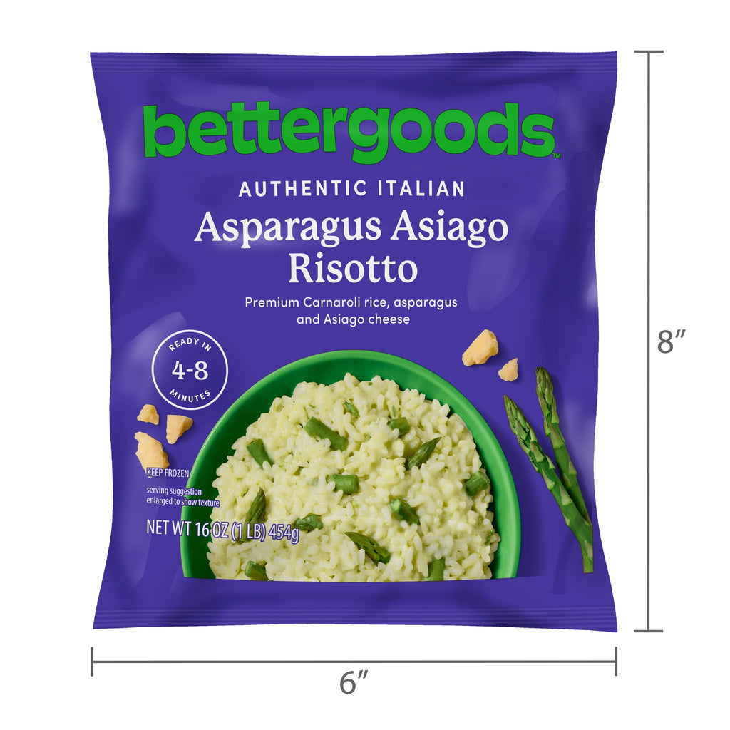 Bettergoods Asparagus Asiago Risotto Frozen Side Dish 16 Oz