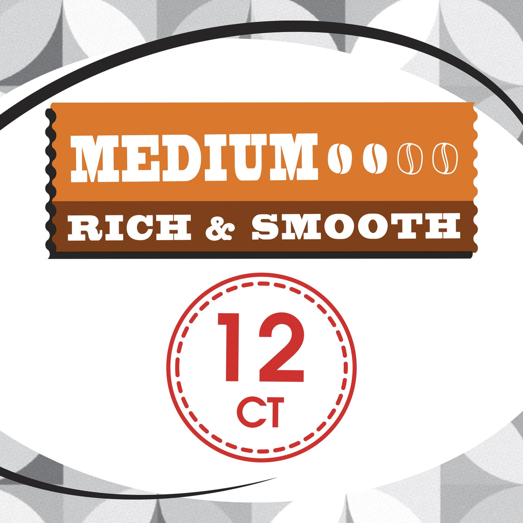 Great Value Classic Roast Medium Roast Ground Coffee Pods 12 Count