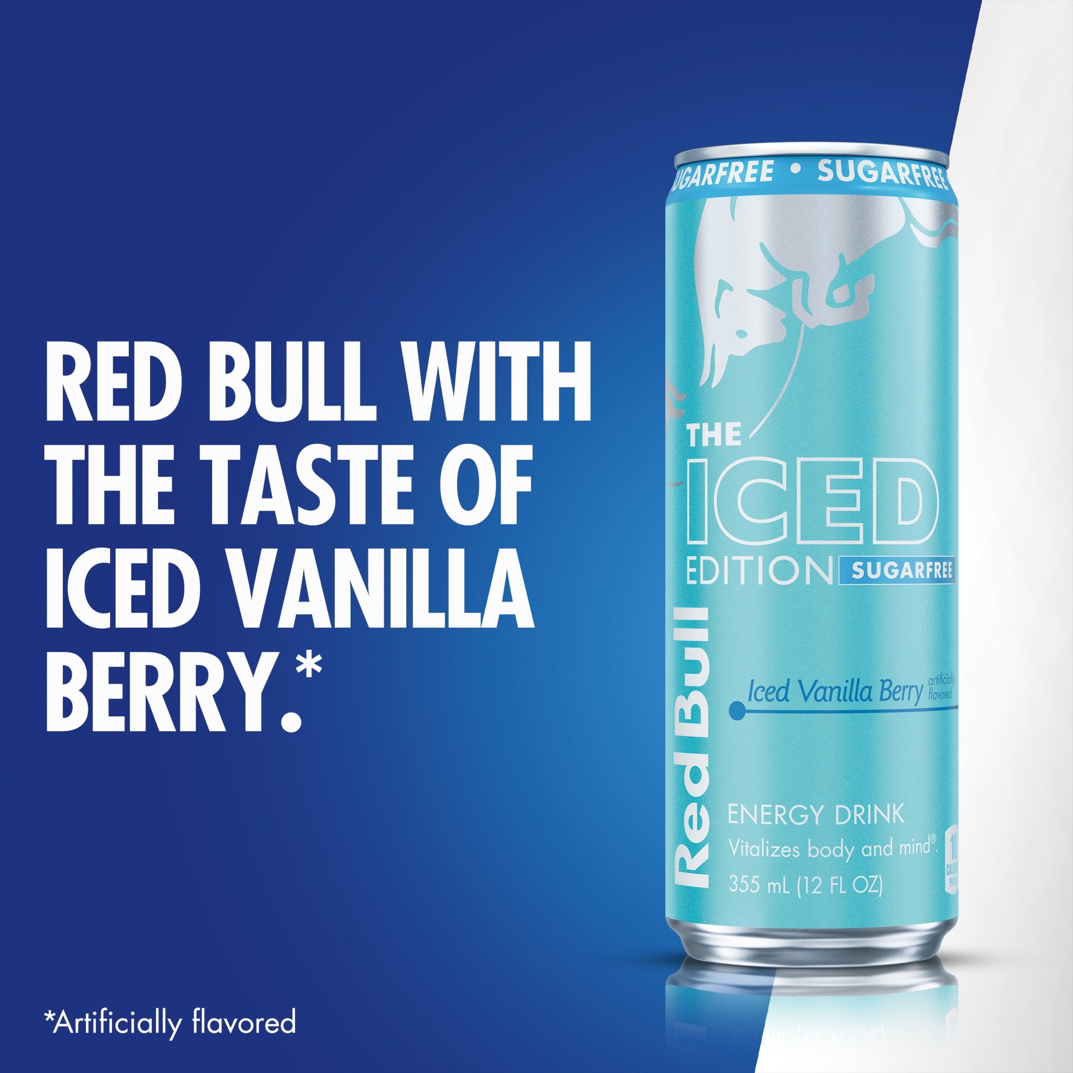 Red Bull Iced Edition Sugarfree Energy Drink 12 fl oz Single Can