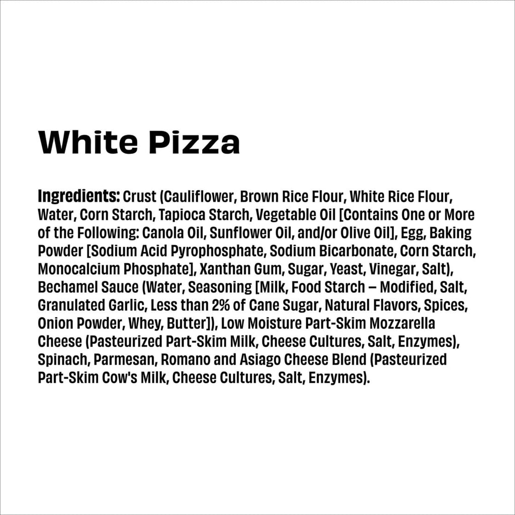 CAULIPOWER White Stone-Fired Cauliflower Crust Pizza 11.15 Oz Frozen