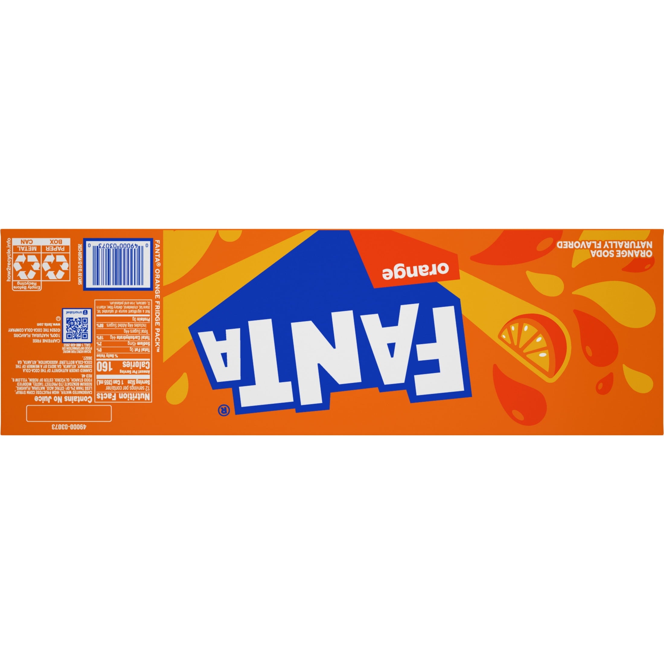 Fanta Orange Soda Pop Fridge Pack Cans 12 Fl Oz 12 Pack