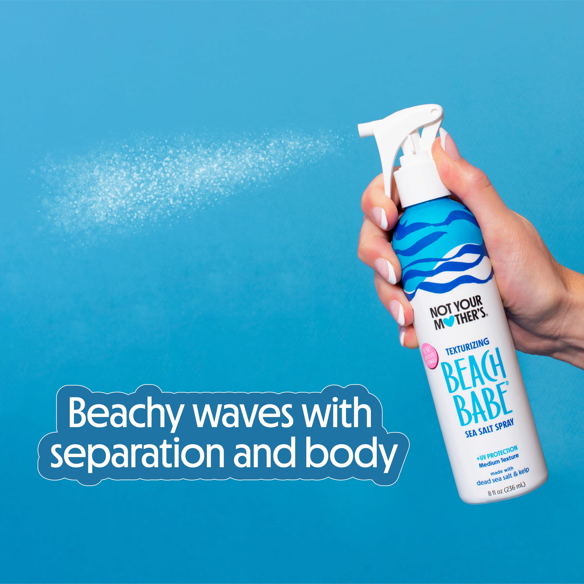Not Your Mother's Beach Babe Texturizing Sea Salt Spray Tropical Vanilla Coconut 8 fl oz