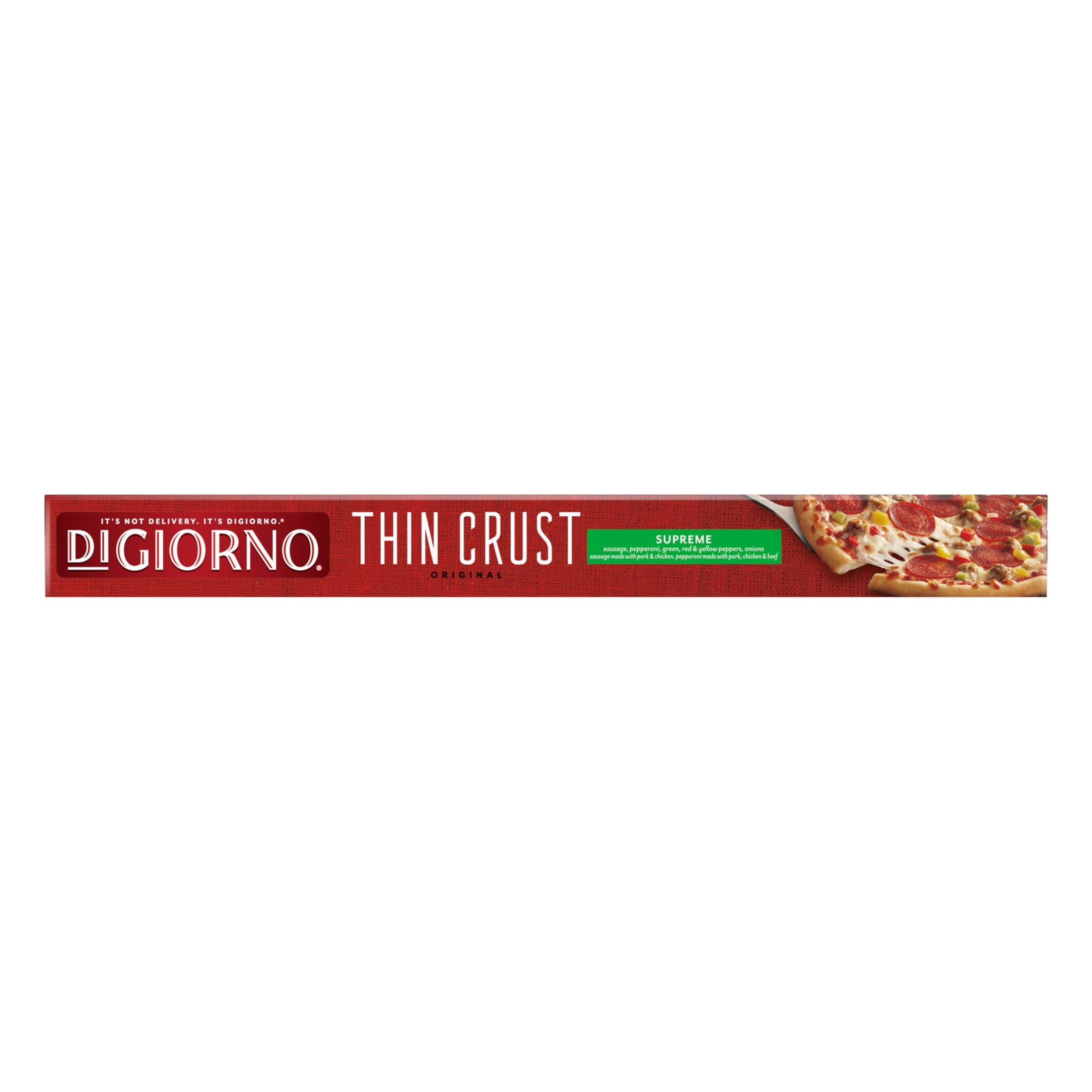 DiGiorno Thin Crust Supreme Frozen Pizza 19.1 Oz