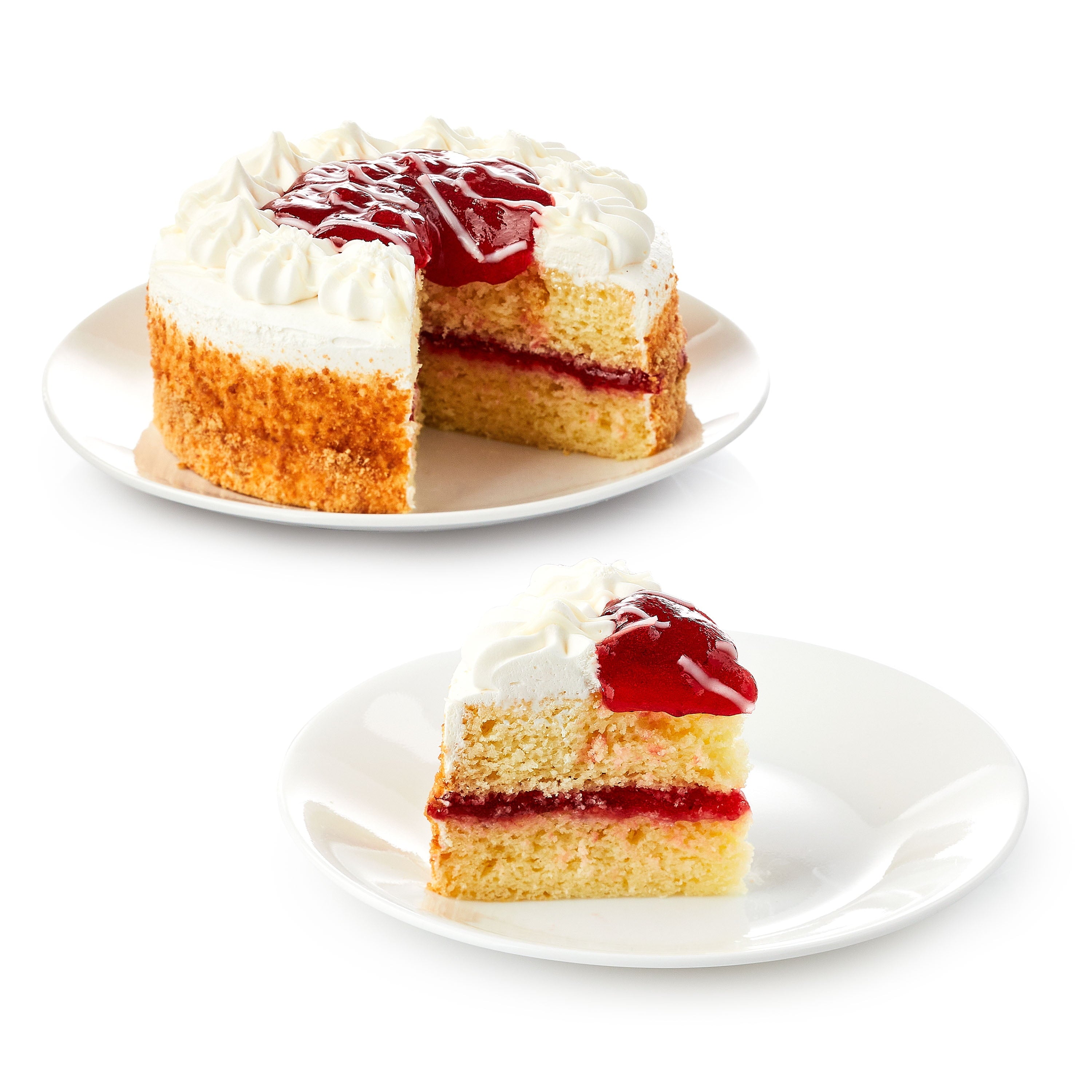Strawberry Topped Fruit Cake 14.1 Oz Freshness Guaranteed
