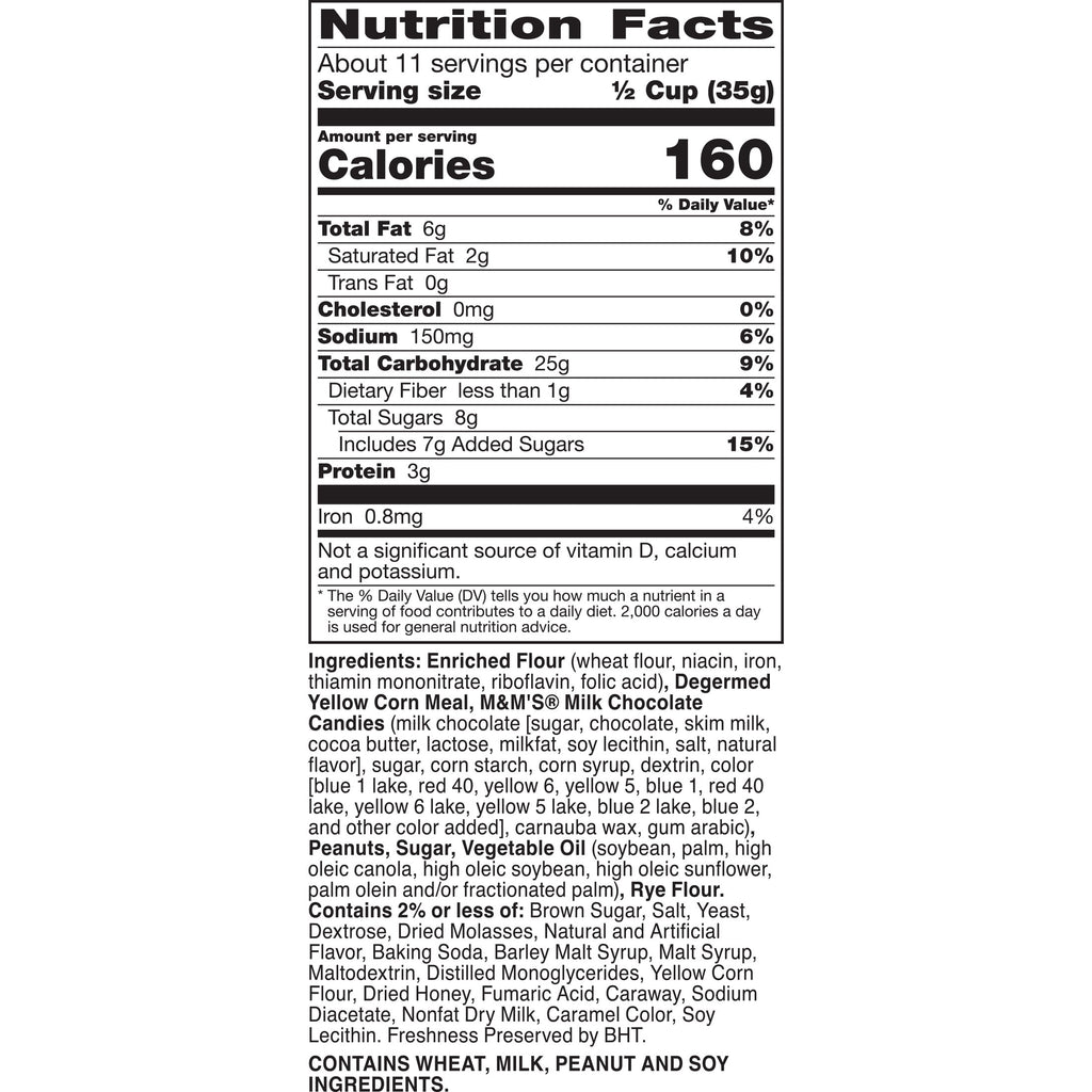 Sweet and Salty Snack Mix with M&Ms 13.5 Oz 1 Count Chex Mix