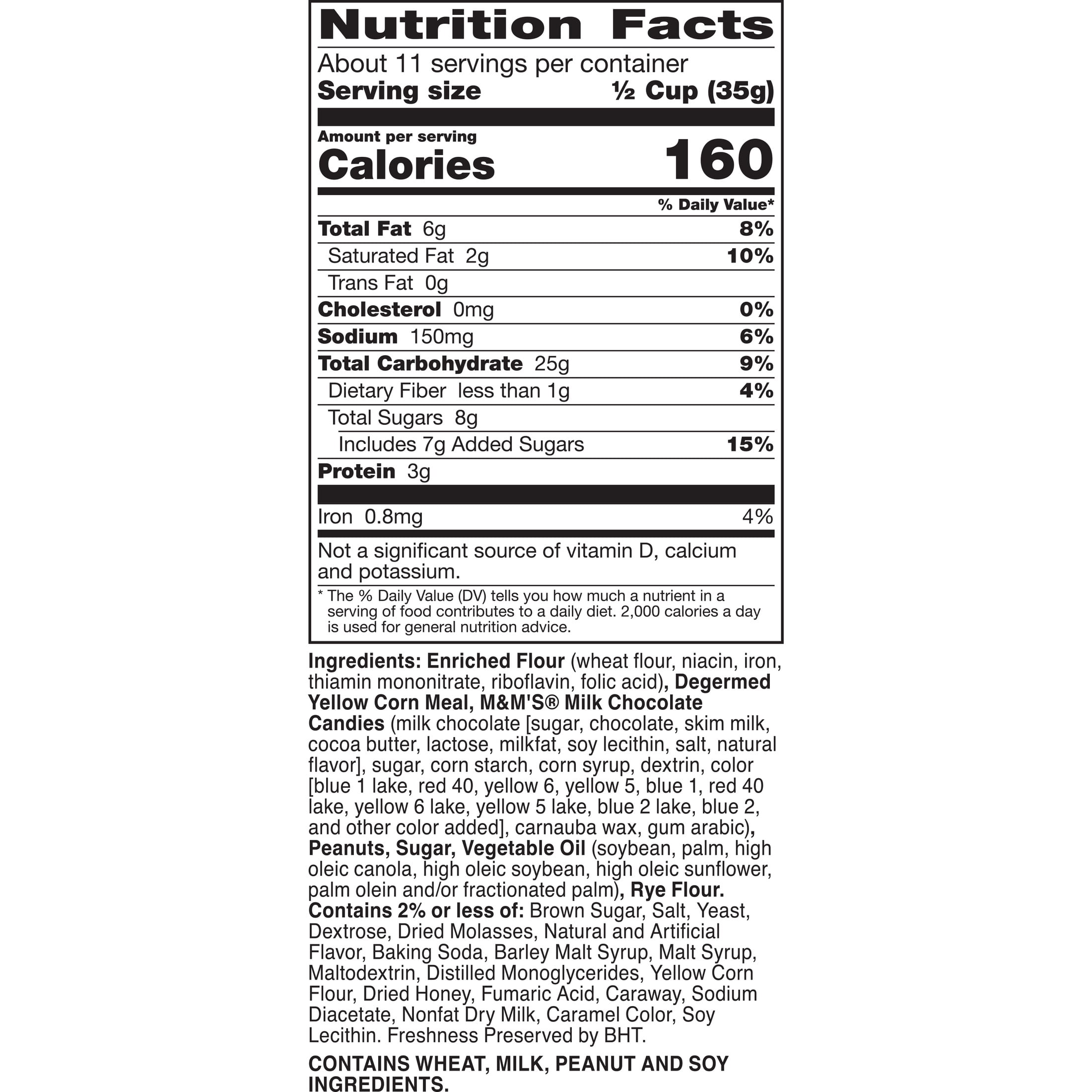 Sweet and Salty Snack Mix with M&Ms 13.5 Oz 1 Count Chex Mix