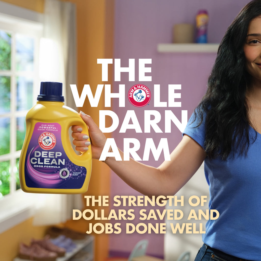ARM & HAMMER Deep Clean Free & Clear Liquid Laundry Detergent 75 fl oz 50 Loads