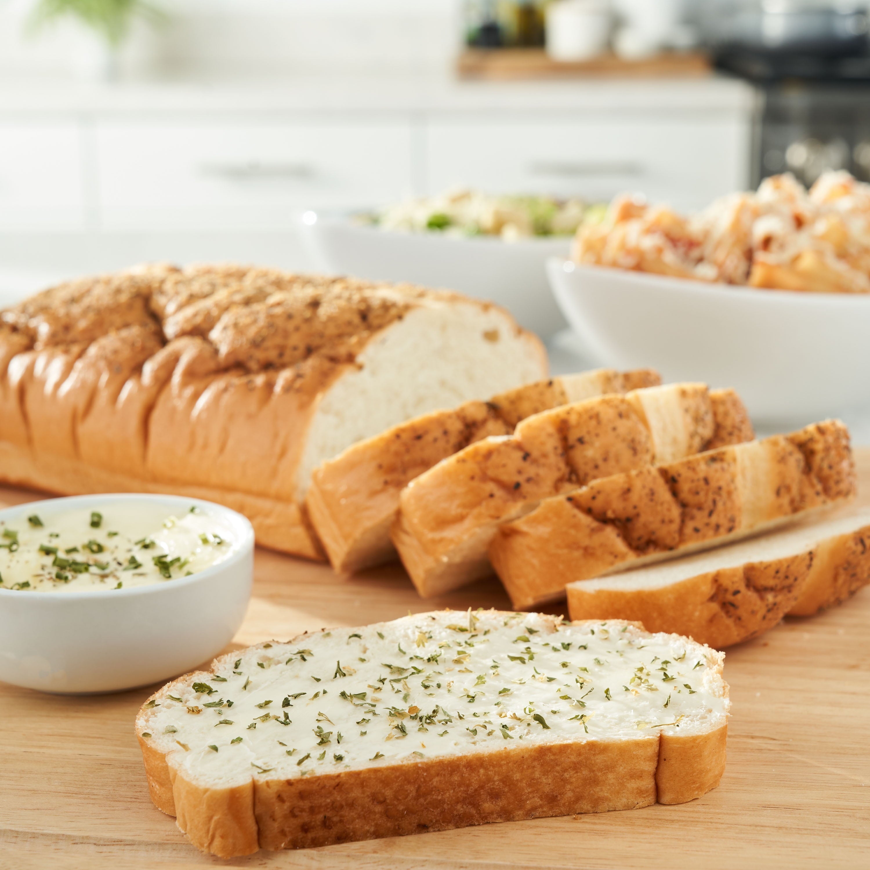 Italian Garlic Herb Bread Loaf 14 Oz 1 Count Freshness Guaranteed
