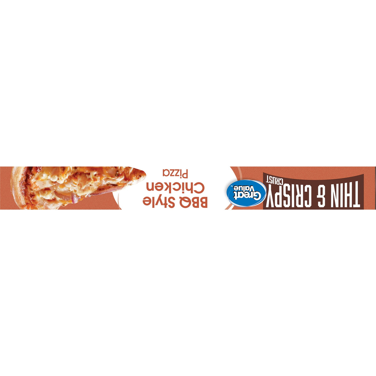 Great Value Thin Crust BBQ Chicken Frozen Pizza 18.1 Oz