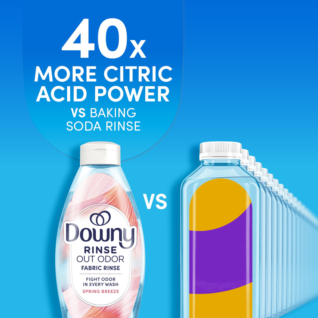 Downy Rinse Out Odor Laundry Rinse Spring Breeze Scent 48 fl oz