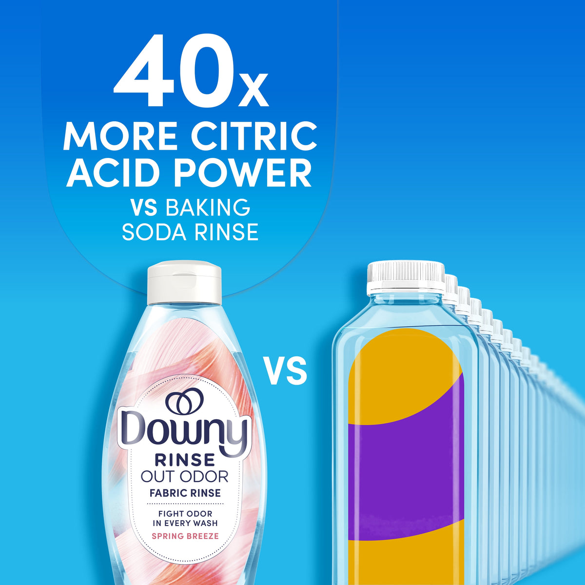 Downy Rinse Out Odor Laundry Rinse Spring Breeze Scent 48 fl oz