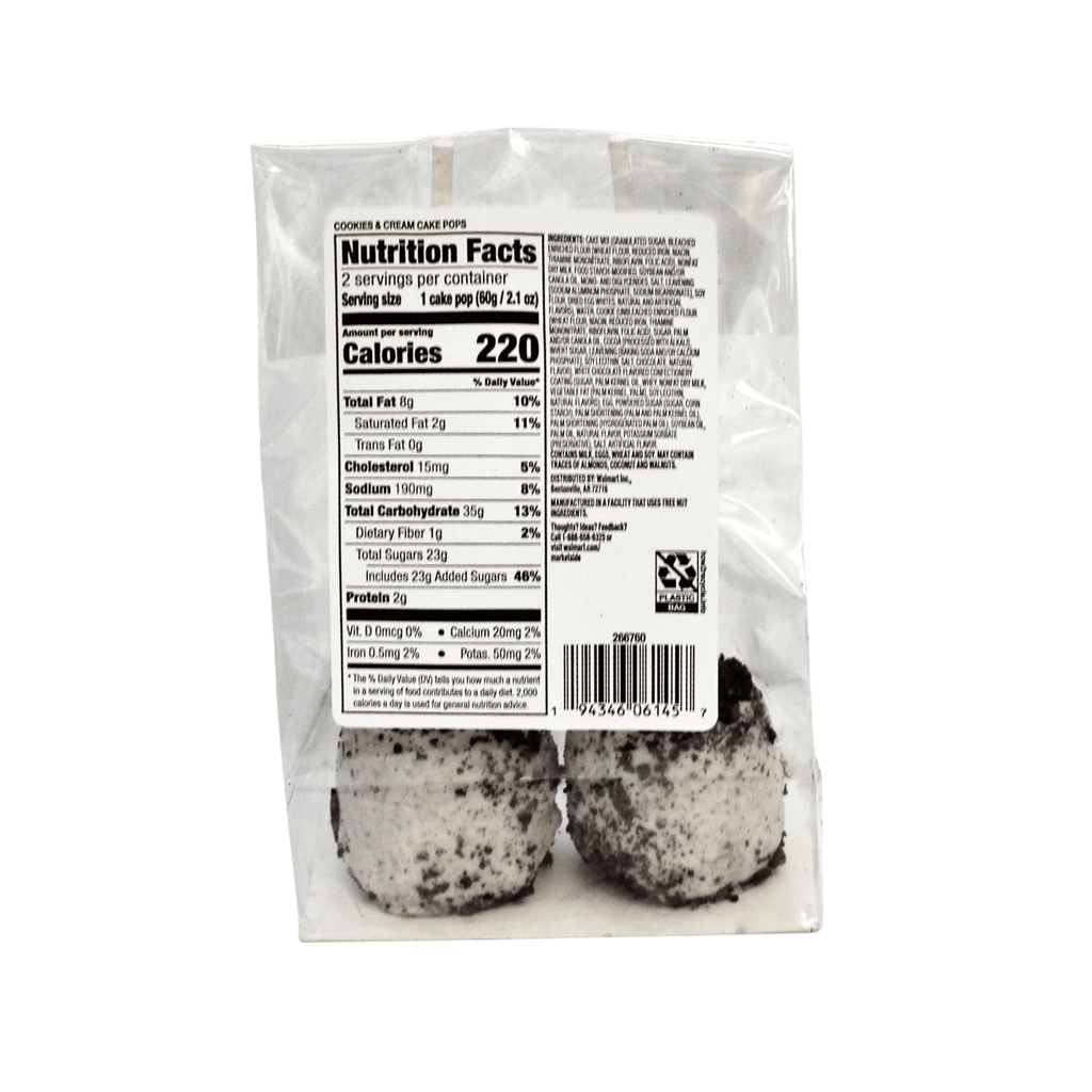 Cookies & Cream Cake Pops 4.2 Oz 2 Count Freshness Guaranteed