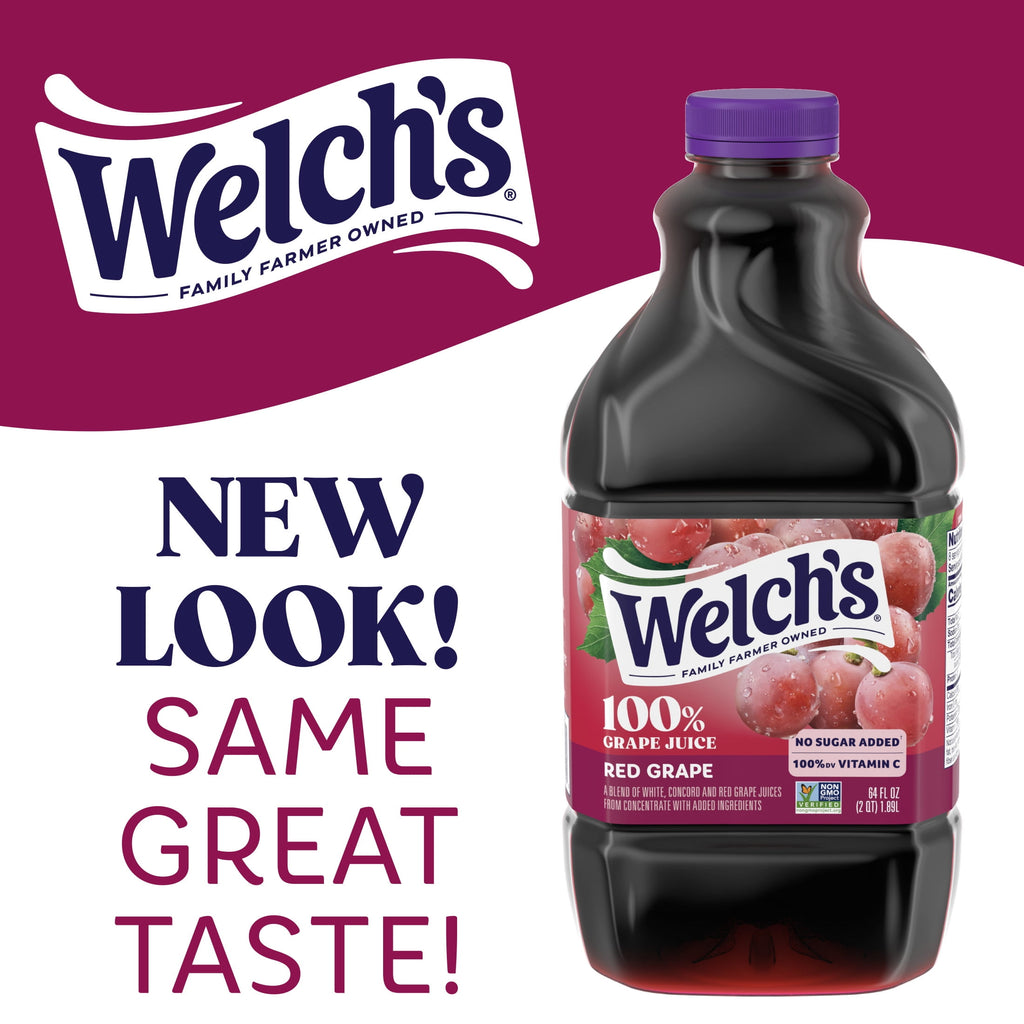 Welch's 100% Juice Red Grape 64 fl oz Bottle