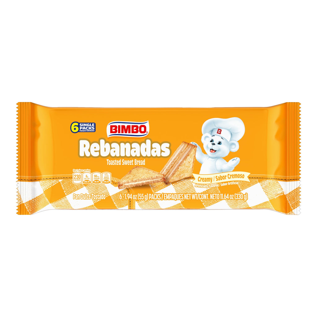 Rebanadas Creamy Sweet Toast 11.64 Oz 6 Pack Bimbo