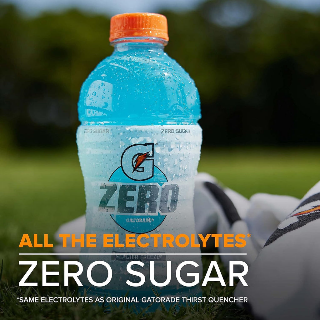 Gatorade Frost Thirst Quencher Glacier Freeze Sports Drink 20 fl oz 8 Count Bottles