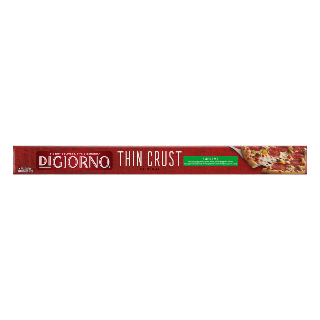 DiGiorno Thin Crust Supreme Frozen Pizza 19.1 Oz