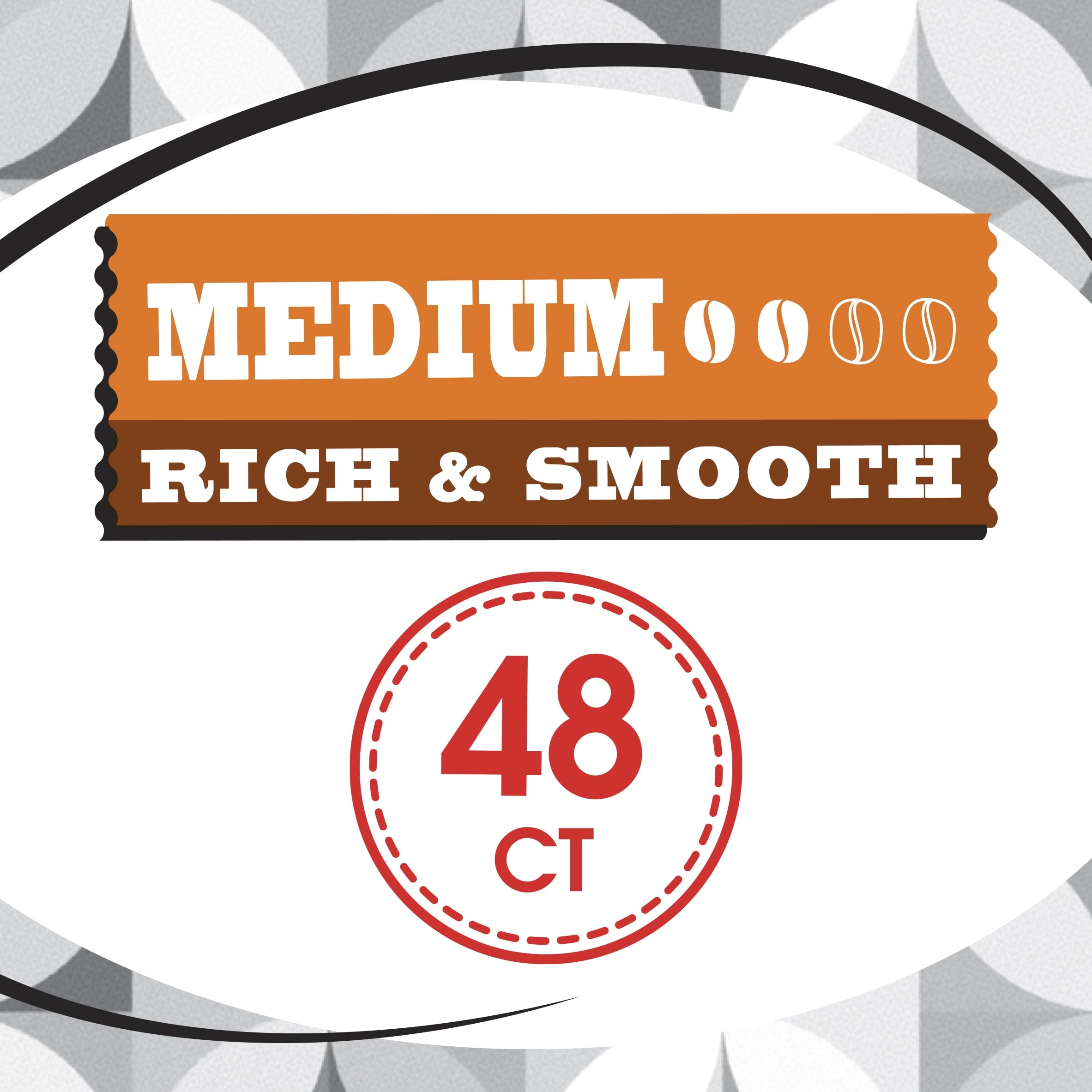 Great Value Classic Roast Medium Roast Ground Coffee Pods 48 Count