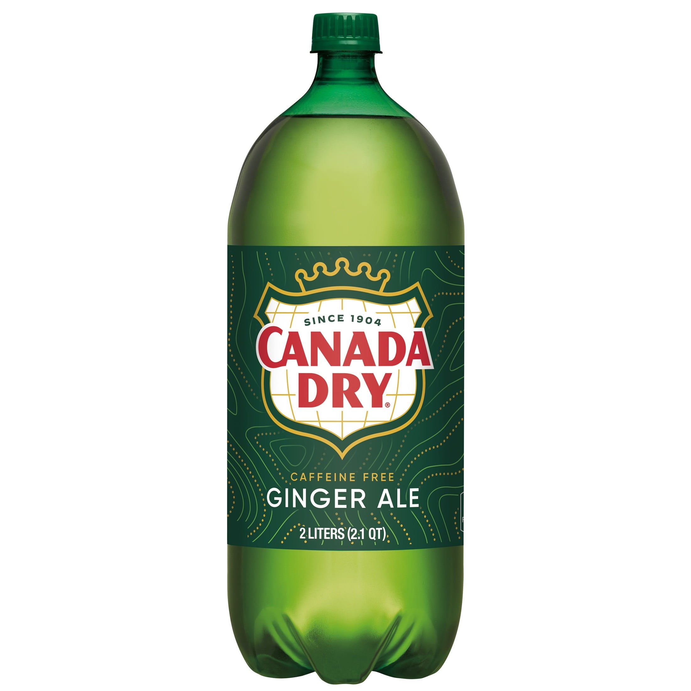 Canada Dry Caffeine Free Ginger Ale Soda Pop Bottle 2 L