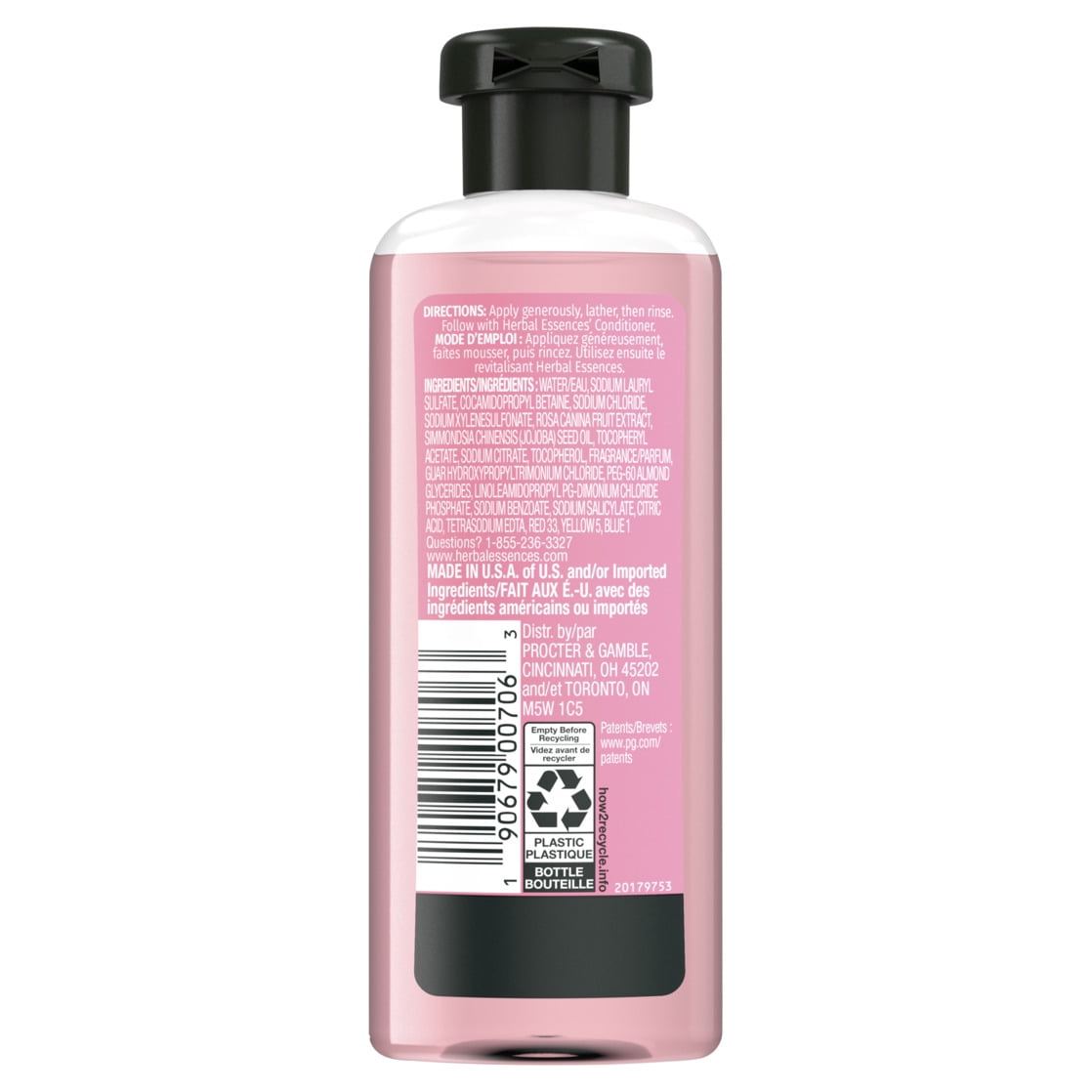 Herbal Essences Rose Hips Smooth Shampoo Travel Size 3.38 fl oz
