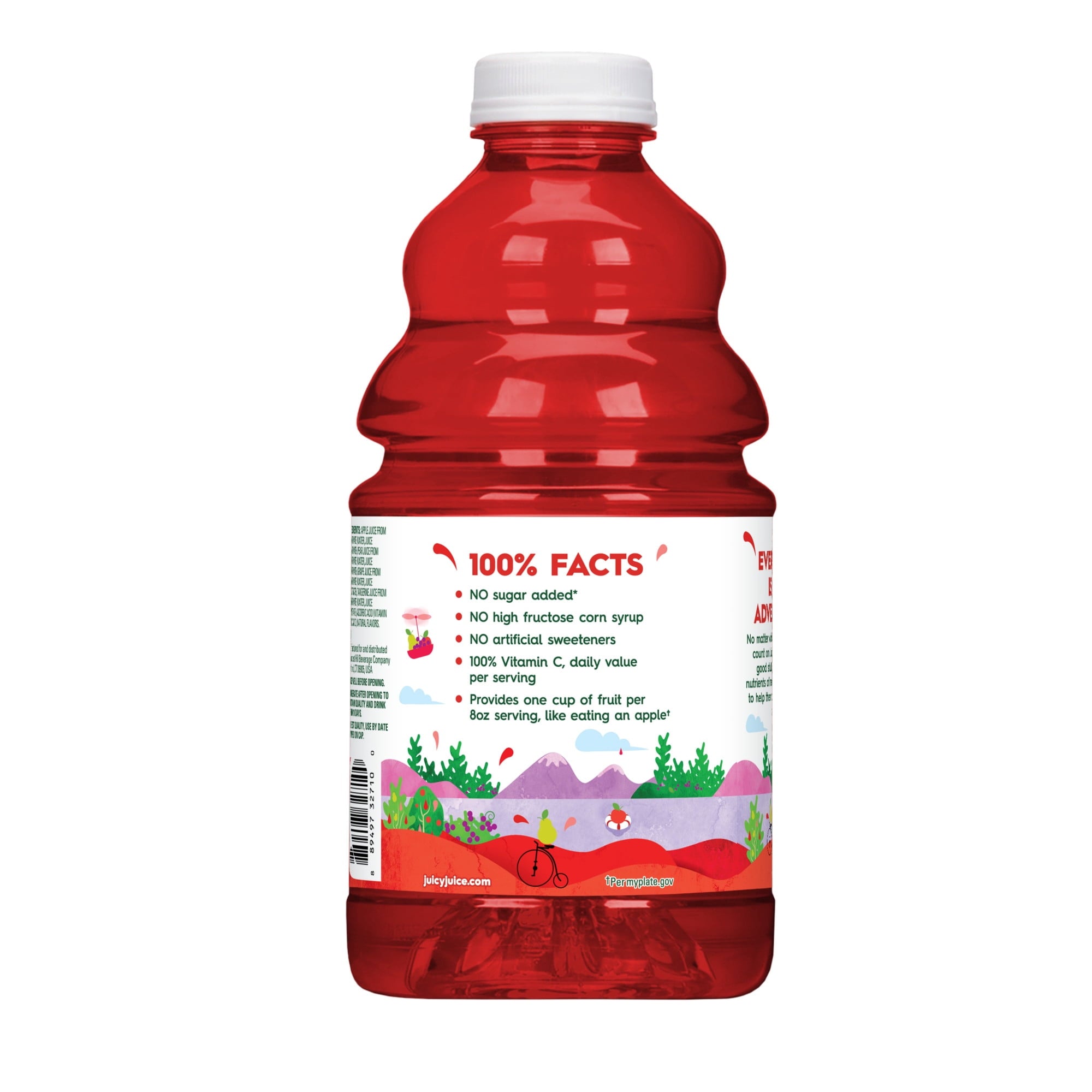 Juicy Juice 100% Fruit Punch Juice Pulp-Free 48 fl oz Bottle