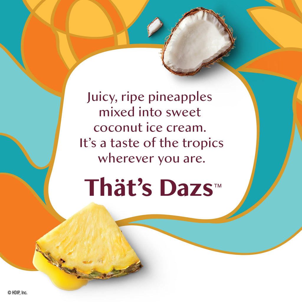 Häagen-Dazs Pineapple Coconut Ice Cream 14 Fl Oz