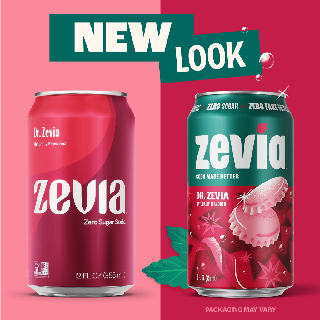 Zevia Zero Calorie No Sugar Dr. Zevia Soda Pop Cans 12 Fl Oz 8 Pack