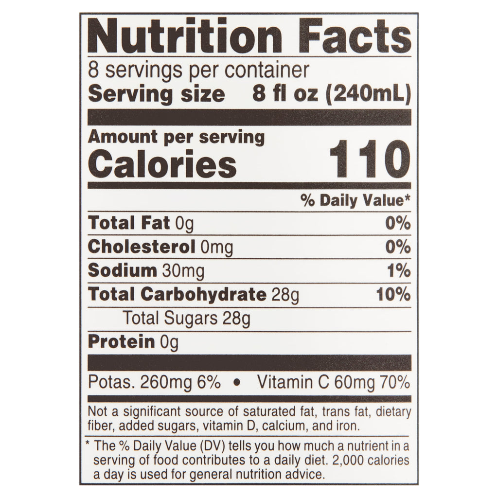 Great Value Organic Honeycrisp Style Apple Juice Pulp-Free 64 fl oz