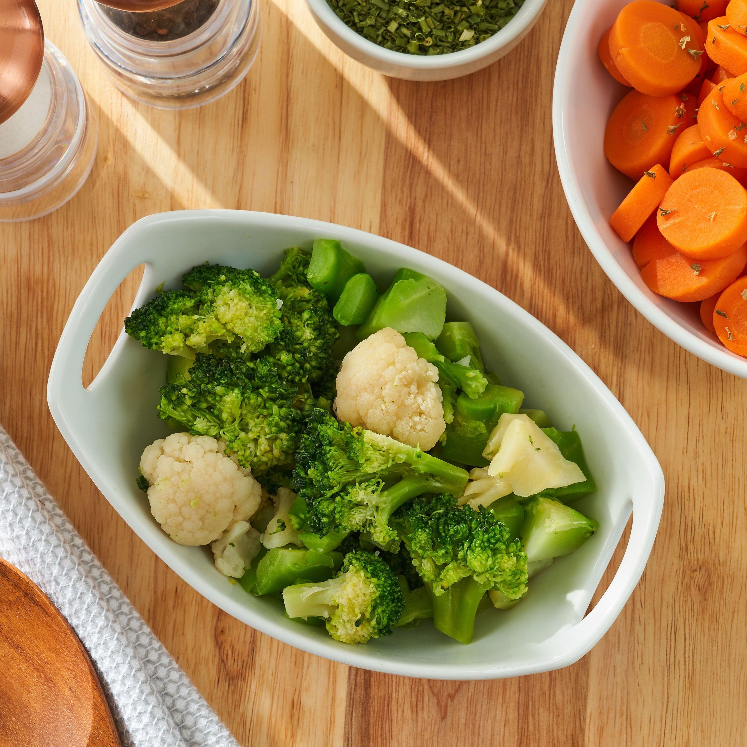 Great Value Broccoli & Cauliflower Florets Frozen 12 Oz