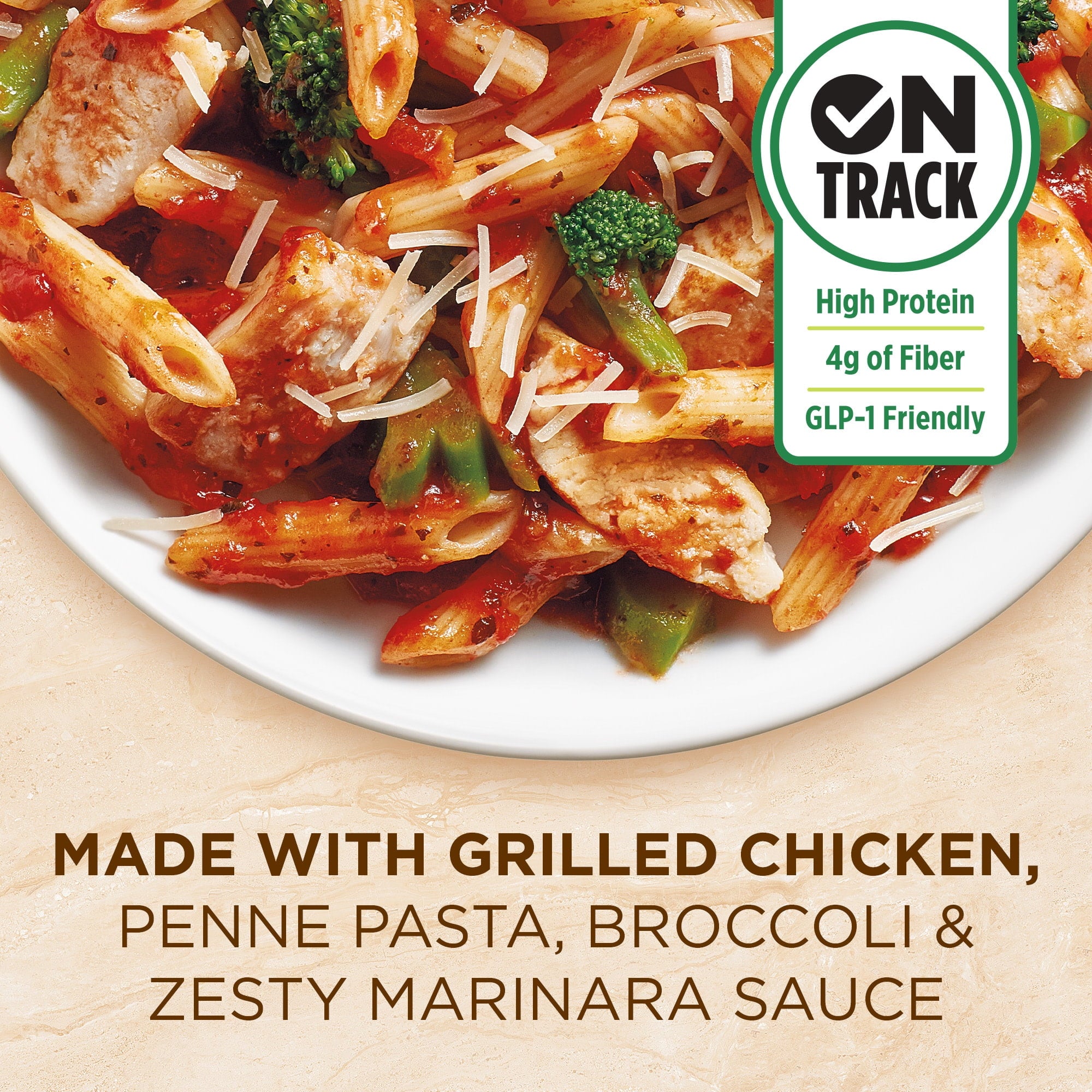 Healthy Choice Cafe Steamers Grilled Chicken Marinara With Parmesan Frozen Meal 9.5 Oz