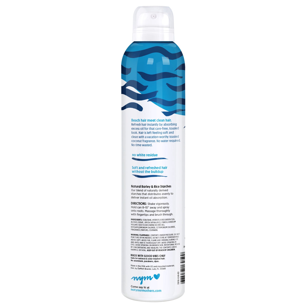 Not Your Mother's Beach Babe Texturizing Dry Shampoo Toasted Coconut 7 oz