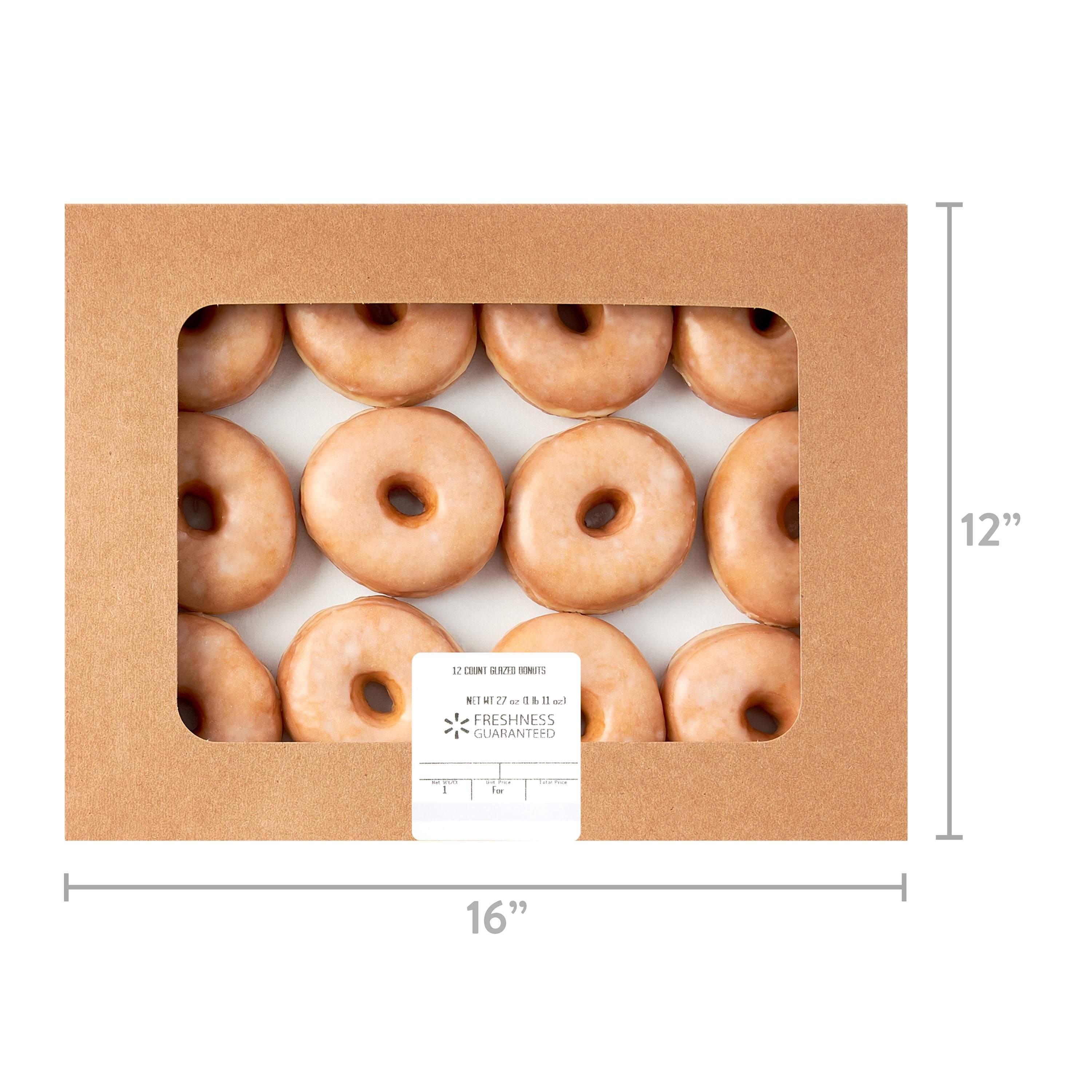Glazed Donuts 27 Oz 12 Count Freshness Guaranteed