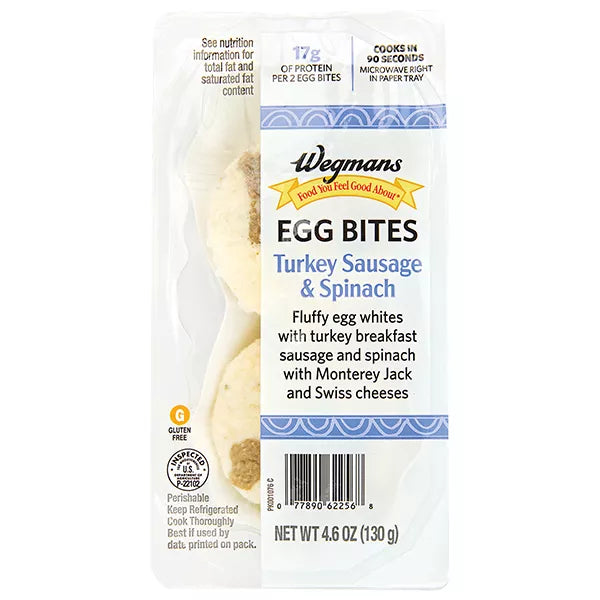 Wegmans Turkey Sausage & Spinach Egg Bites