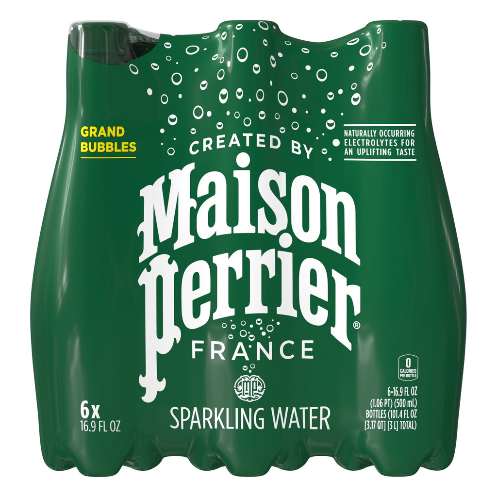 Maison Perrier Ultimate Sparkling Water 16.9 fl oz Plastic Bottles 6 Pack