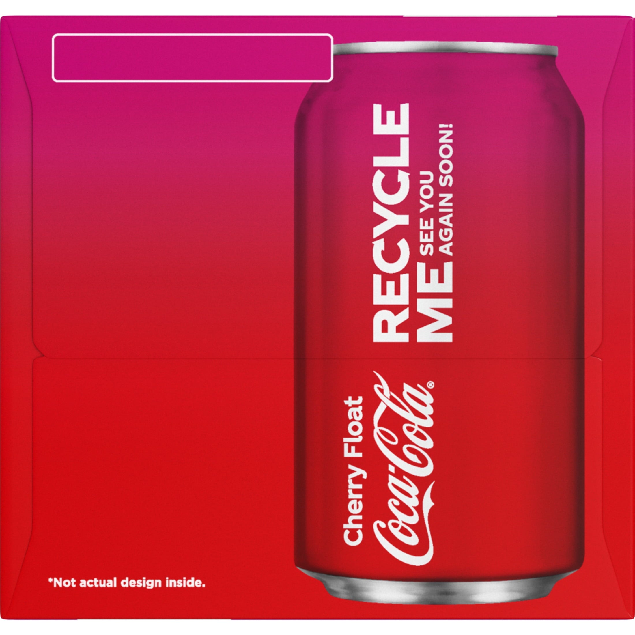 Cherry Float Soda Pop Fridge Pack Cans 12 Fl Oz 12 Pack Coca-Cola